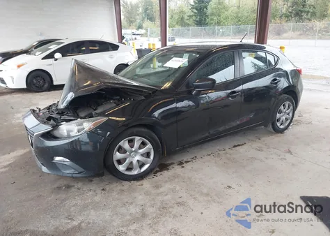 2014 Mazda Mazda3 I Sport z USA, uszkodzony, nr VIN JM1BM1K78E1215334